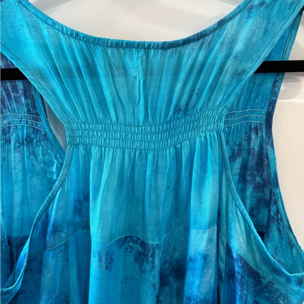 Denim 24/7 Turquoise Sleeveless Top - Picture 4 of 6